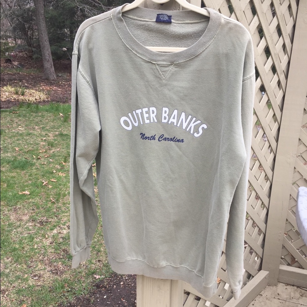 OBX sage green sweatshirt size L